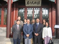 La delegació de la UPC amb representants de la Tsinghua University, de Beijing