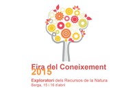 Cartell de la 5a Fira del Coneixement (Berga, 15 i 16 d'abril de 2015)