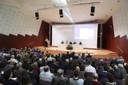 L'auditori de l'edifici Vèrtex de la UPC durant la cerimònia d'investidura