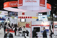 Estand de la delegació espanyola a Sant Diego, en l'edició anterior de la Bio Convention