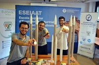 Membres de l'equip d'estudiants de l'ESEIAAT organitzadors