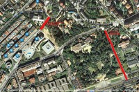 Mapa de la zona del Campus Nord en la qual es troben els carrers que han canviat de nom 