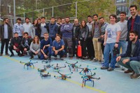 Imatge de grup d'alguns dels participants al Mercat de Tecnologia del Vallès 2017.