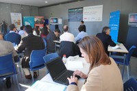 Participants de la jornada ‘Terrassa en òrbita: Connectem la innovació’