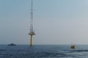 The EOLOS buoy installed in the North Sea.