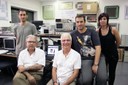 The CETpD team that worked on the REMPARK project. From left to right: Jaume Romagosa, Joan Cabestany, Andreu Català, Carlos Pérez and Judith Casacuberta.