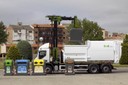 The equipment to collect bins. 