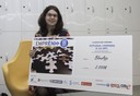 Anna Viader, ganadora del segundo premio Emprèn UPC-YUZZ, con el proyecto BlowApp.